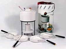 Casamoda White Nesting Fondue Stacking Set New in Box - CM10550 picture