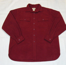 L.L. Bean 0 MT03 Men's L-REG Cotton Flannel Long Sleeve Button Shirt Large picture