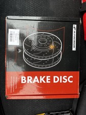 NEW A-Premium Rear Brake Rotors – Drilled & Slotted – Pair picture