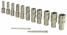 Steel Dragon Tools® 13pc. High Speed Steel HSS Annular Cutter Kit 1