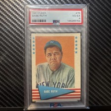 1961 Fleer - Babe Ruth #75 PSA 4 picture