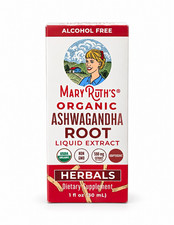 MaryRuth's Organic Ashwagandha Root Liquid Extract Alcohol-Free Vegan 1 fl oz picture