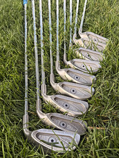 Ping Eye2 Black Dot Iron Set 3-9, W, S RH Steel Shaft Stiff Flex ZZ Lite Shafts picture