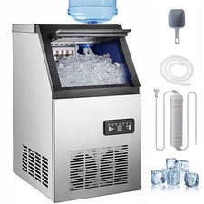 110LBS Stainless Steel Commercial Ice Maker Self-Clean Under Counter Machine picture