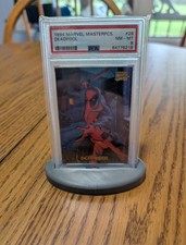 1994 Marvel Masterpieces Deadpool #28 PSA 8 NM-MT Trading Card picture
