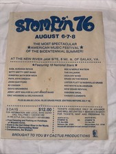 STOMPIN 76 Official Poster Original ￼Flyer Rare 11” X  8 1/2” picture