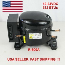 12V 24V DC Refrigeration Compressor Fridge Freezer Mobile Solar QDZY75G R600a picture