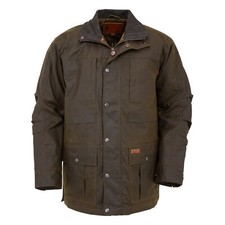 Outback Trading Company® Men's Deer Hunter Brown Oilskin Jacket 2180-BNZ picture