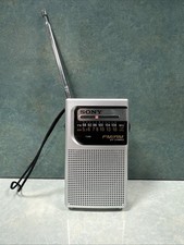 Sony ICF-S10MK2 Pocket Radio Transistor FM/AM Silver Battery Operated - Tested picture