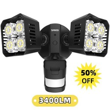 SANSI 30W LED Motion Sensor Security Light Waterproof Outdoor Garage Floodlight picture