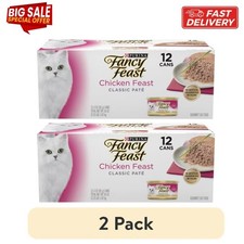 Purina Fancy Feast Classic Pate Wet Cat Food Chicken, 3 Oz Cans- Total 24 Cans picture