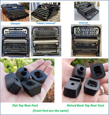 Replacement Typewriter Feet for Underwood Champion / Universal Portable picture