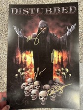 Disturbed Signed 12x18” Poster picture