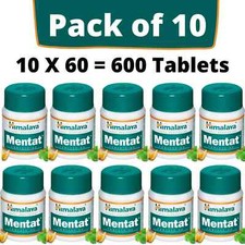 Himalaya Mentat Tablet Pack of 10 | Herbal Brain Support | Exp 09-2028 | Natural picture