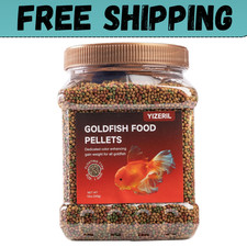 Floating Goldfish Food Pellets – Pond Fish Natural Color Enhancing,... picture