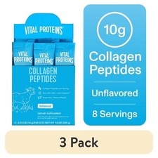 (3 Pack) Vital Proteins Unflavored Collagen Peptides Stick Packs (8ct/Box) picture