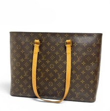 Louis Vuitton Luco Tote Bag M51155 Monogram Canvas Brown Vintage picture