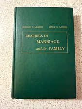 1953 Readings in Marriage & Family Landis Vintage book Sociology Dating  picture