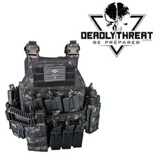 Urban Assault Full Tactical Ghost Camo Vest Plate Carrier picture