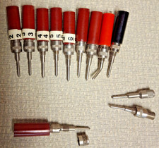 (Lot of 12 Pieces) HERMAN H. SMITH TEST PROD Plugs/ 1960's Vintage picture