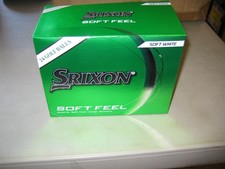 2 dozen BRAND NEW Srixon Soft Feel golf balls White picture