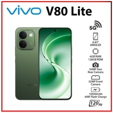 VIVO V80 Lite 6GB+128GB GREEN Dual SIM Octa Core Unlocked Android Cell Phone picture