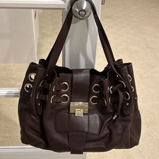 Jimmy Choo Ramona Handbag Brown Leather picture