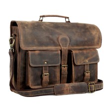 Leather Briefcase Laptop Messenger bag best computer satchel Handmade Bags picture