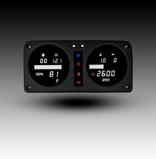 1980-1995 Suzuki Samurai WHITE LED Digital Gauge Panel Fits SJ410 / SJ413 DP1300 picture