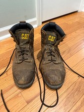 Caterpillar Men's Second Shift Soft Toe Oil Resistant Work Boots - 10.5 / 12 Wom picture