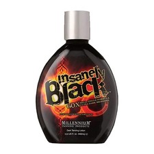 Millennium Tanning  INSANELY BLACK Hot Tingle 60X Dark Tan Bed Lotion 13.5 oz picture