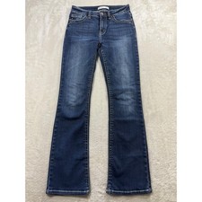 Kancan Womens Bootcut Stretch Blue Denim Jeans 26 Meas: 27x30 picture