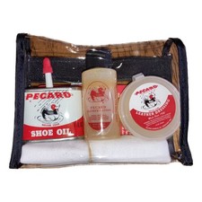 Pecard Leather Care Kit Shoe Oil Leather Lotion Dressing Conditioner Unopened picture