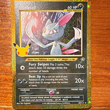 Pokemon TCG Sneasel 25/111 30th Anniversary Holo Rare English 2026 picture