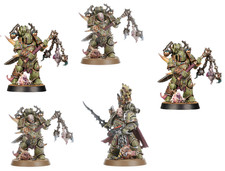 Warhammer 40k Death Guard Plague Marines HEAVY PLAGUE WEAPONS SQUAD w/ LEADER x5 picture