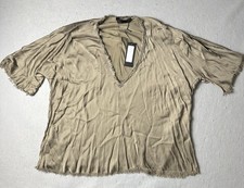 Jaga DTLA Women’s Blouse Rayon Top One Size New With Tag picture