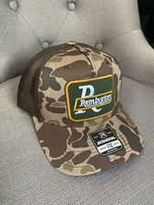 Vintage Remington patch on old school duck Camo richardson 112 Snapback Cap picture