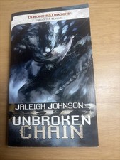Forgotten Realms UNBROKEN CHAIN PB Book Jaleigh Johnson 2010 First Printing D&D picture