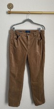 Talbots Brown Corduroy Straight Leg Pants Women’s Sz 12 Fall Autumn Classic picture