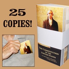25 COPIES U.S. Pocket Constitution, Declaration of Independence, Bill of Rights picture