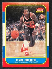1986-87 Fleer - Clyde Drexler #26 Rookie RC picture