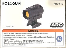 Brand New Holosun ARO-CORE Enclosed Green Dot 2 MOA Sight picture