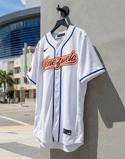 Men's Venezuela Baseball White #21 2026 World Baseball Classic Home Stadium NEW picture