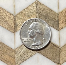 1 Circulated Washington 90 % Silver Quarter…  picture