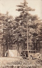 RPPC Elk Rapids Michigan Tourist Camp 1920s Graham-Paige Car Photo Postcard 42A picture