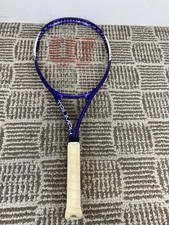 Wilson Triumph Oversize Tennis Racquet Purple Strung 4 3/8 Grip Size 3 picture