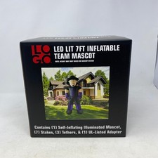WWE Undertaker LED Lit 7ft Inflatable Team Mascot Yard Decor Logo C4334-100-M picture