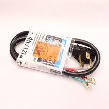 Everbilt Dryer Cord Black 4-Prong 30A 4Ft 98280  picture