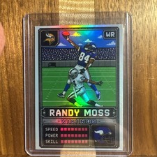 Randy Moss Tecmo Bowl Custom art Card Art  Vikings /99 picture