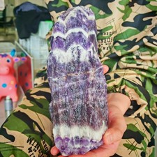 5.13LBNatural dreamy amethyst raw stone specimen2330g picture